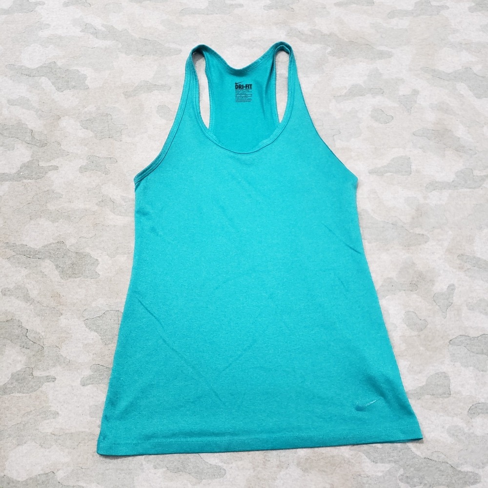 Nike Tank Top Womens XS Blue Dri-Fit Sleeveless